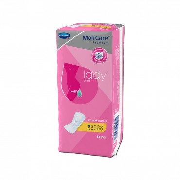 MOLICARE Lady Pads 1 drop (doos 12 x 14 stuks)