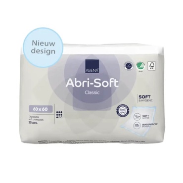 ABRI SOFT CLASSIC 60 x 60 cm (doos 4 x 25 stuks)