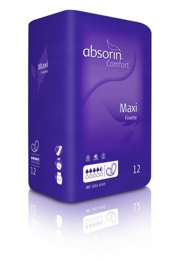 ABSORIN Comfort Finette Maxi (doos 24 x 12 stuks)