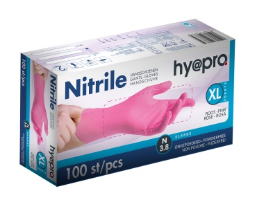 Hy@pro Soft Nitrile rose XL (100 pièces)