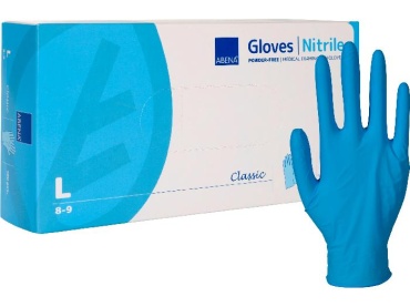 ABENA Nitrile gloves classic LARGE (100 stuks)