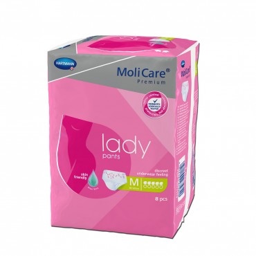 MOLICARE LADY Pants 5 drops MEDIUM (8 stuks)