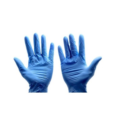 Steriele nitrile handschoenen per paar LARGE