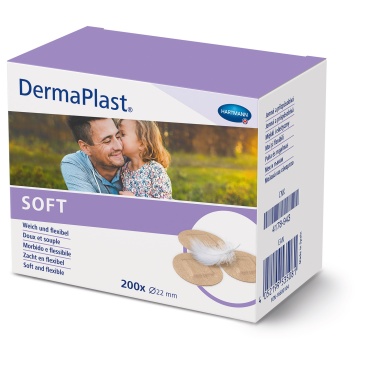 DERMAPLAST 22mm spots sensitive (200 pièces)