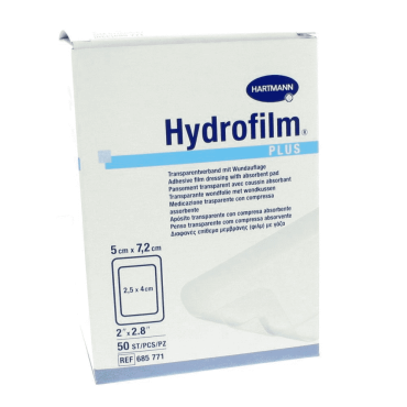 HYDROFILM PLUS 5 x 7,2 cm (50 stuks)